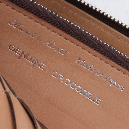 ACOBALT Crocodile L-Zip Wallet Custom Tarp Size ONE SIZE
