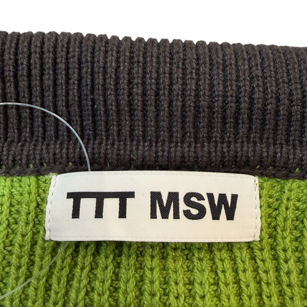 TTT MSW 23AW New Standard Zip Cardigan Green Size XL