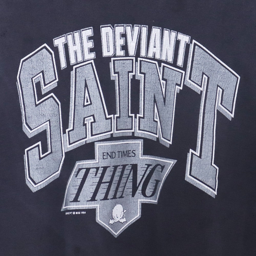 SAINT MICHAEL 25SS THE DEVIANT Sweatshirt Black Size XL