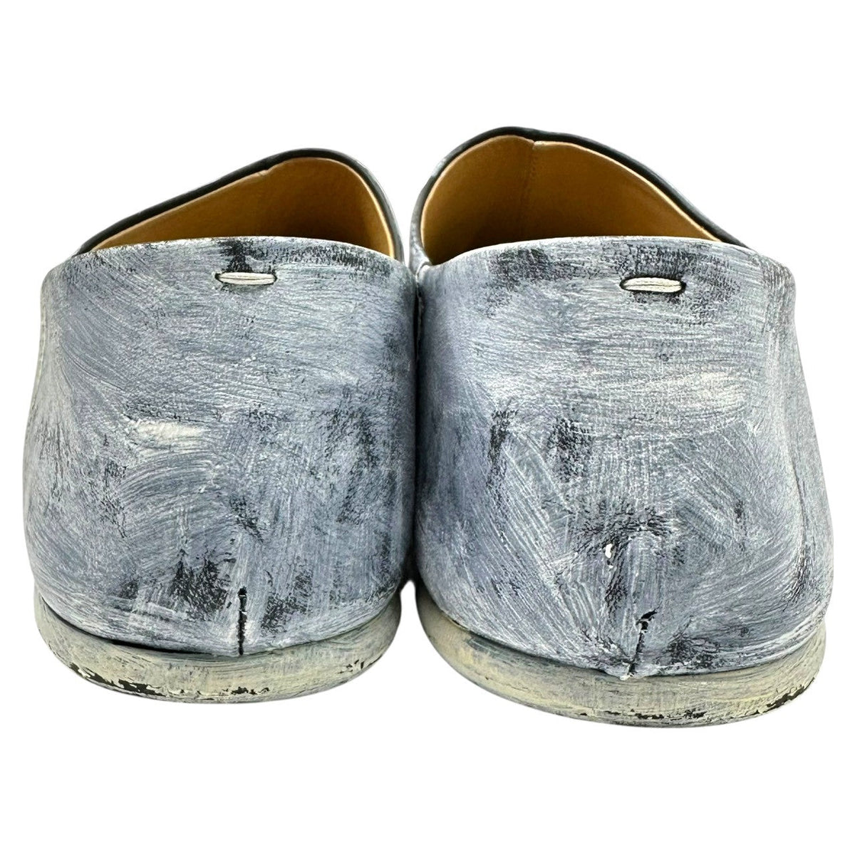 MAISON MARGIELA 21AW Paint Tabi Slip-Ons White Size EU 42