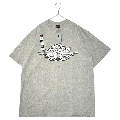 NIKE 90s Jordan Wing Logo 3D Print T-Shirt Gray Size L