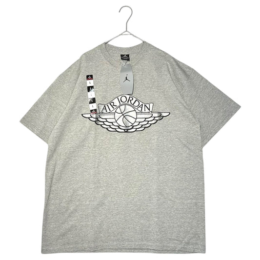NIKE 90s Jordan Wing Logo 3D Print T-Shirt Gray Size L