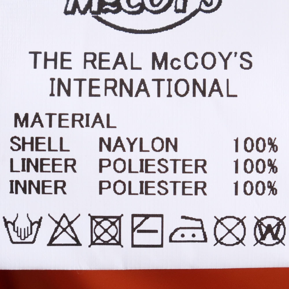 THE REAL MCCOY'S MA-1 Military Bomber Jacket Black Size S