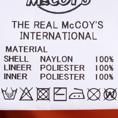 THE REAL MCCOY'S MA-1 Military Bomber Jacket Black Size S