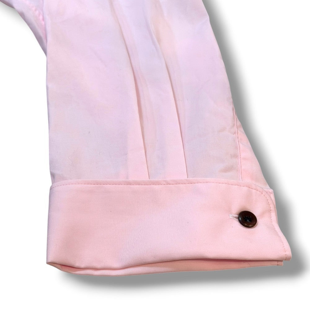 VUJA DE Wire Double Cuff Long Sleeve Shirt Pink Size M