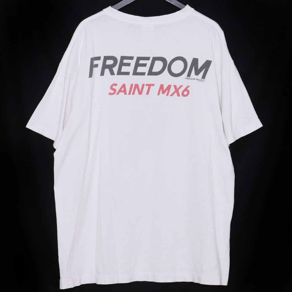 Saint Michael FD-SS TEE / BIKE T-Shirt White Size XL