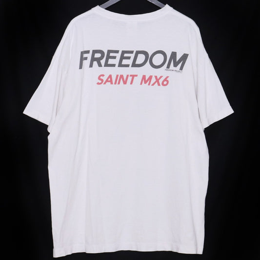 Saint Michael FD-SS TEE / BIKE T-Shirt White Size XL