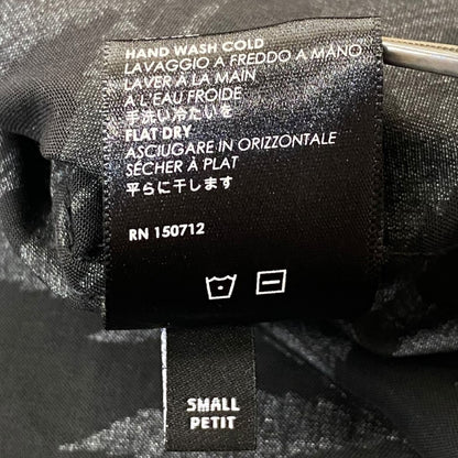 AMIRI Leaf Tencel SS Aloha Shirt Black White Size S