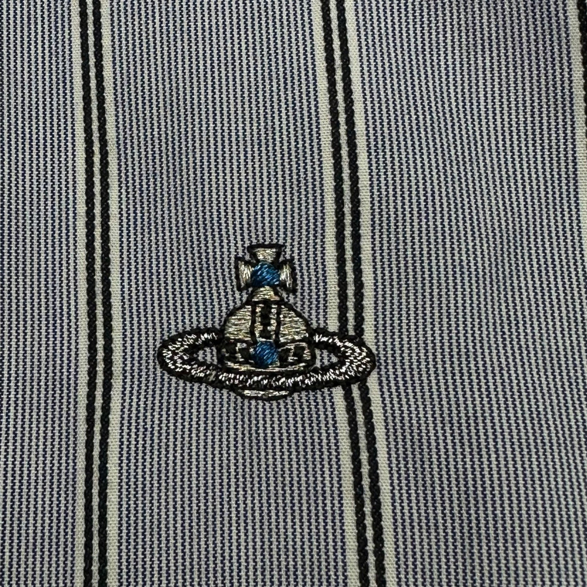 Vivienne Westwood MAN 19AW 2WAY Color Stripe Shirt Size 46