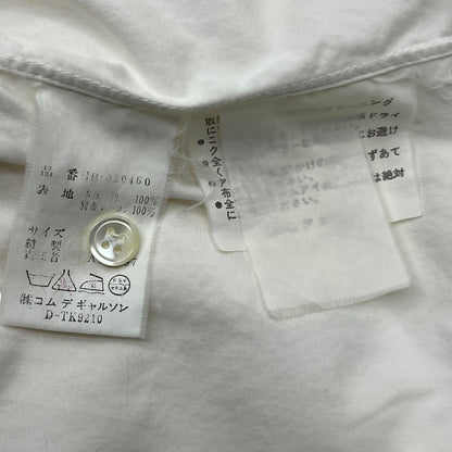 COMME des GARCONS HOMME 98SS Shirt Ivory Size FREE