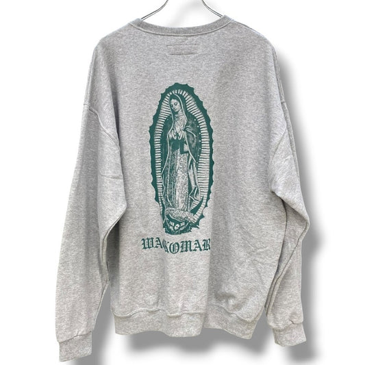 WACKO MARIA 26SS Crew Neck Sweatshirt Gray Size XL