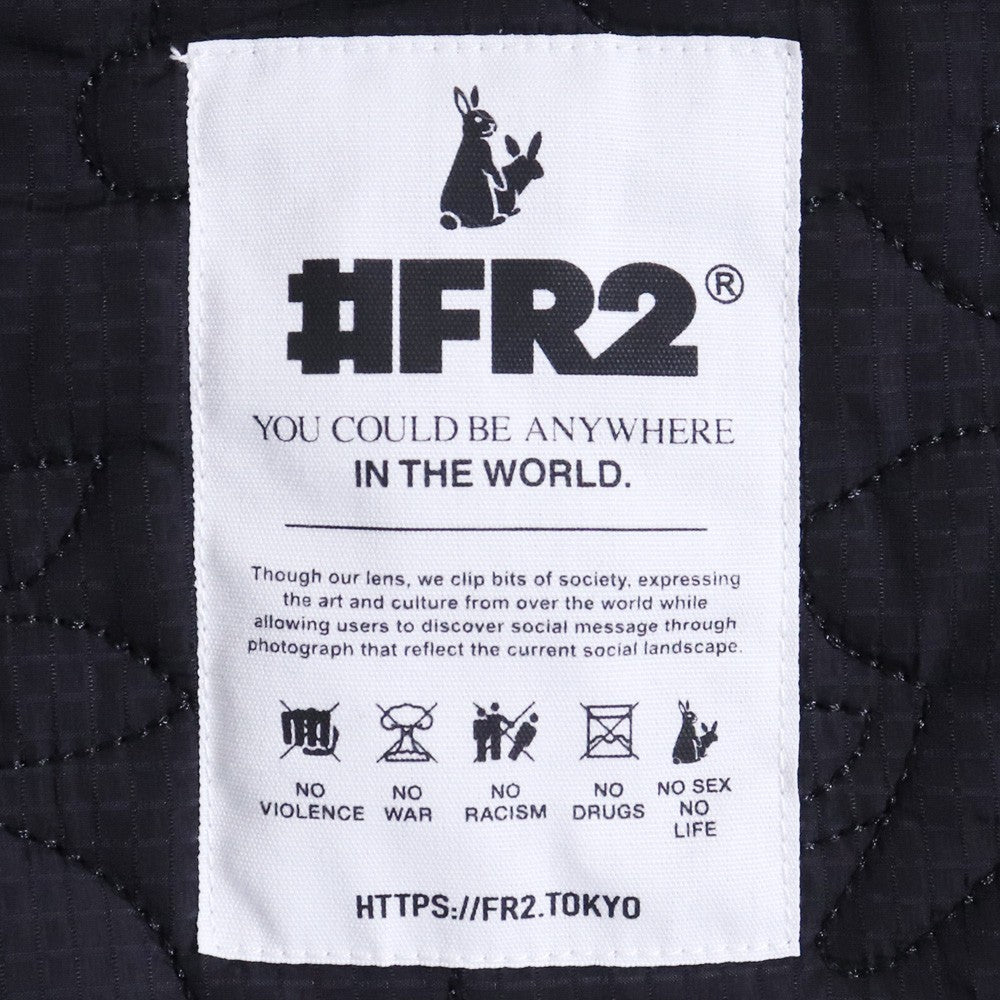 FR2 Ripstop Nylon Rabbits Quilted Vest Black Size L