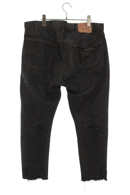 Chrome Hearts U VNTG JEAN BLK RED TAB Patch Jeans Size 36