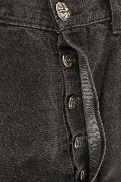 Chrome Hearts U VNTG JEAN BLK RED TAB Patch Multi Size 36