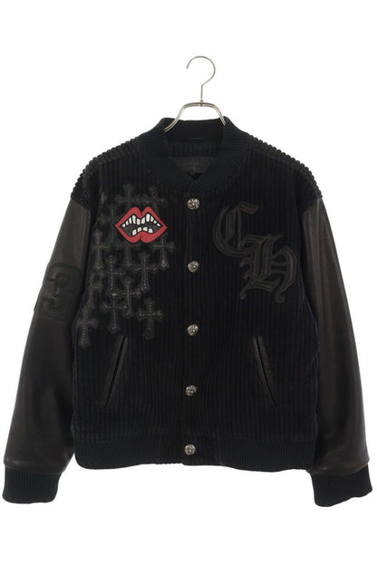 Chrome Hearts PPO LETTERMAN Corduroy Patch Jacket Size S