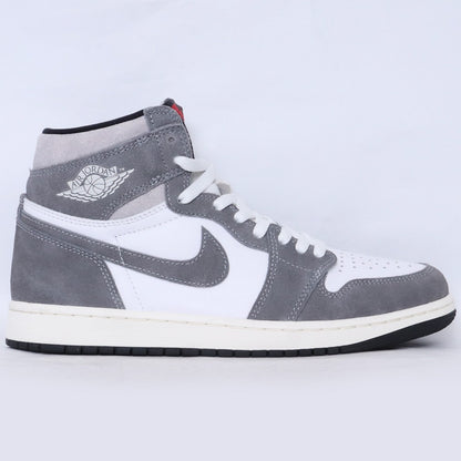 NIKE AIR JORDAN 1 Retro High OG Grey Sneakers Size 27cm