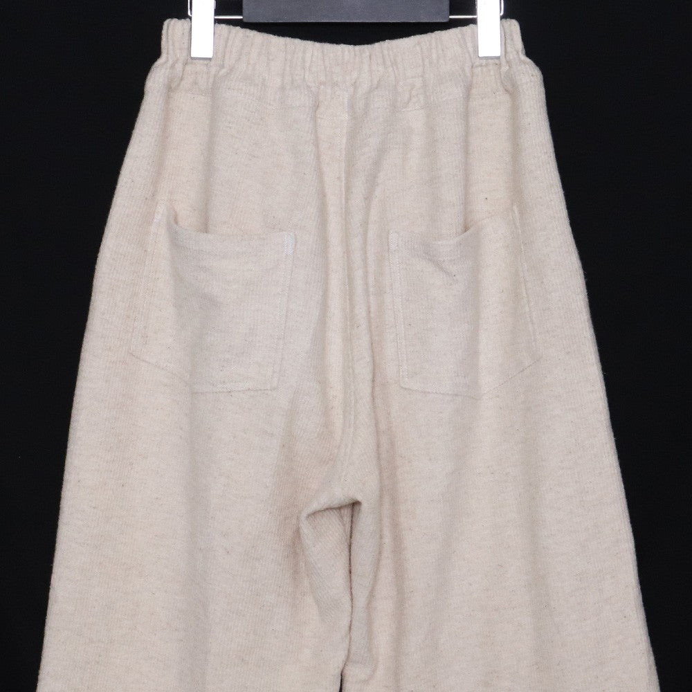 ZUKAN Wide Easy Pants White