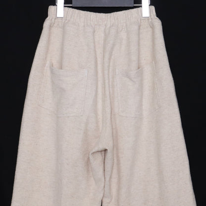 ZUKAN Wide Easy Pants White