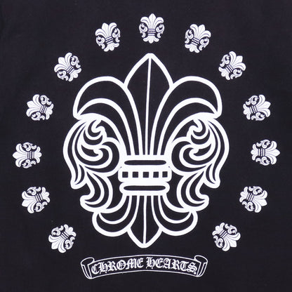 CHROME HEARTS OLD SS BS Fleur Circle T-Shirt Black Size S