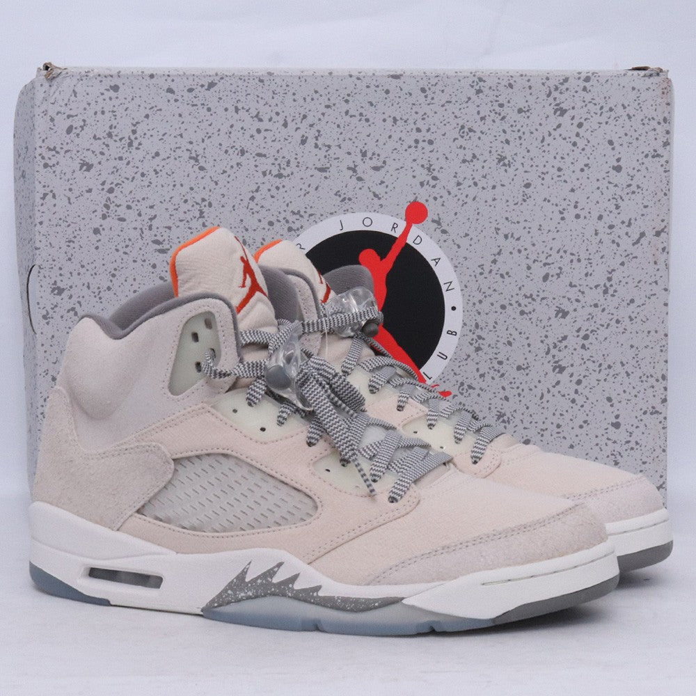 NIKE Air Jordan 5 Retro SE Craft Sneakers Beige Size 30cm