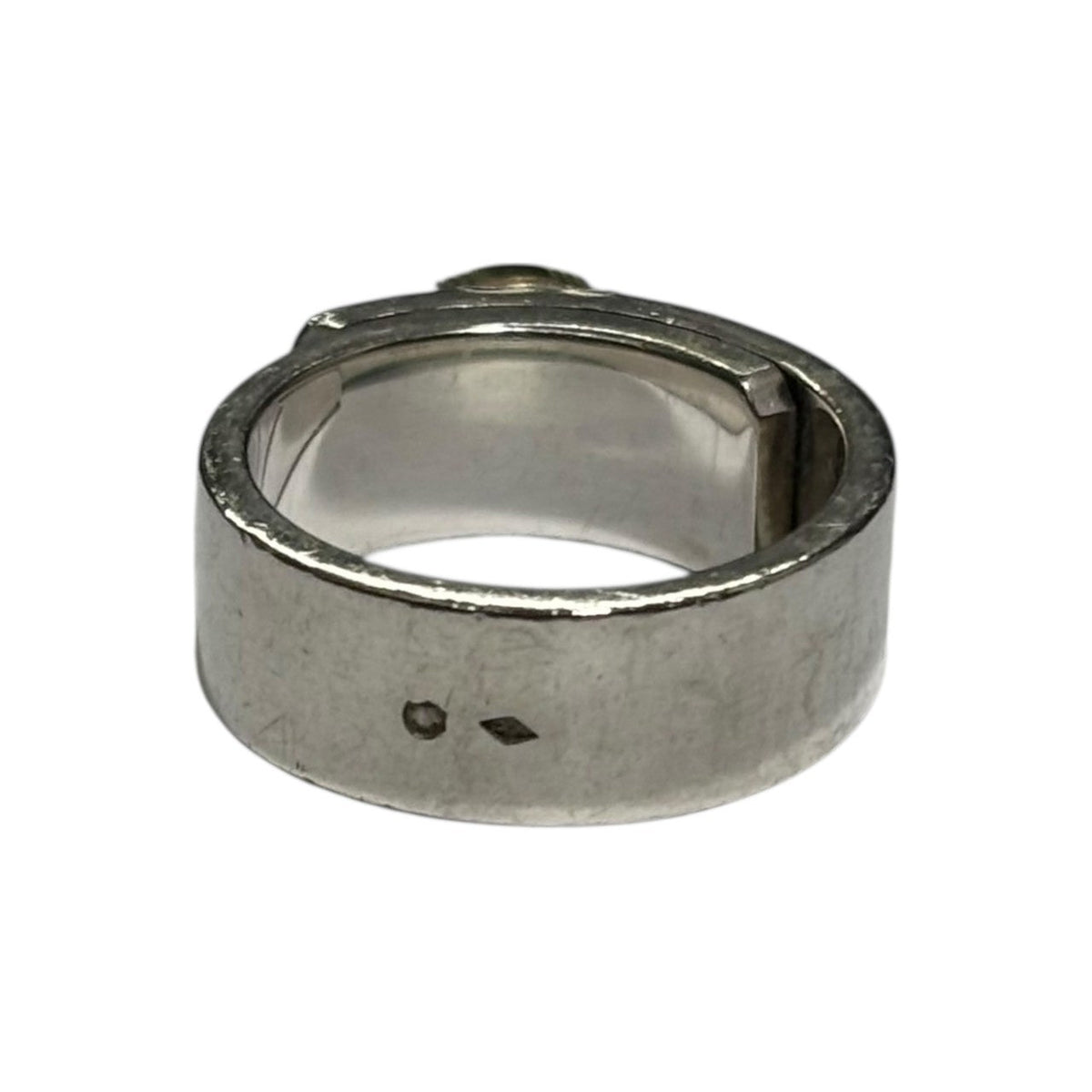 HERMES Silver Gold Kelly Ring AG925 AU750 Size JP 13