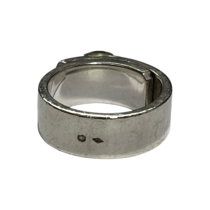 HERMES Silver Gold Kelly Ring AG925 AU750 Size JP 13