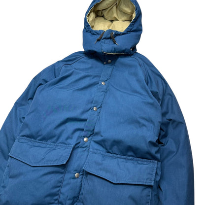 WOOLRICH 70s 65/35 Hooded Down Jacket Navy Size M
