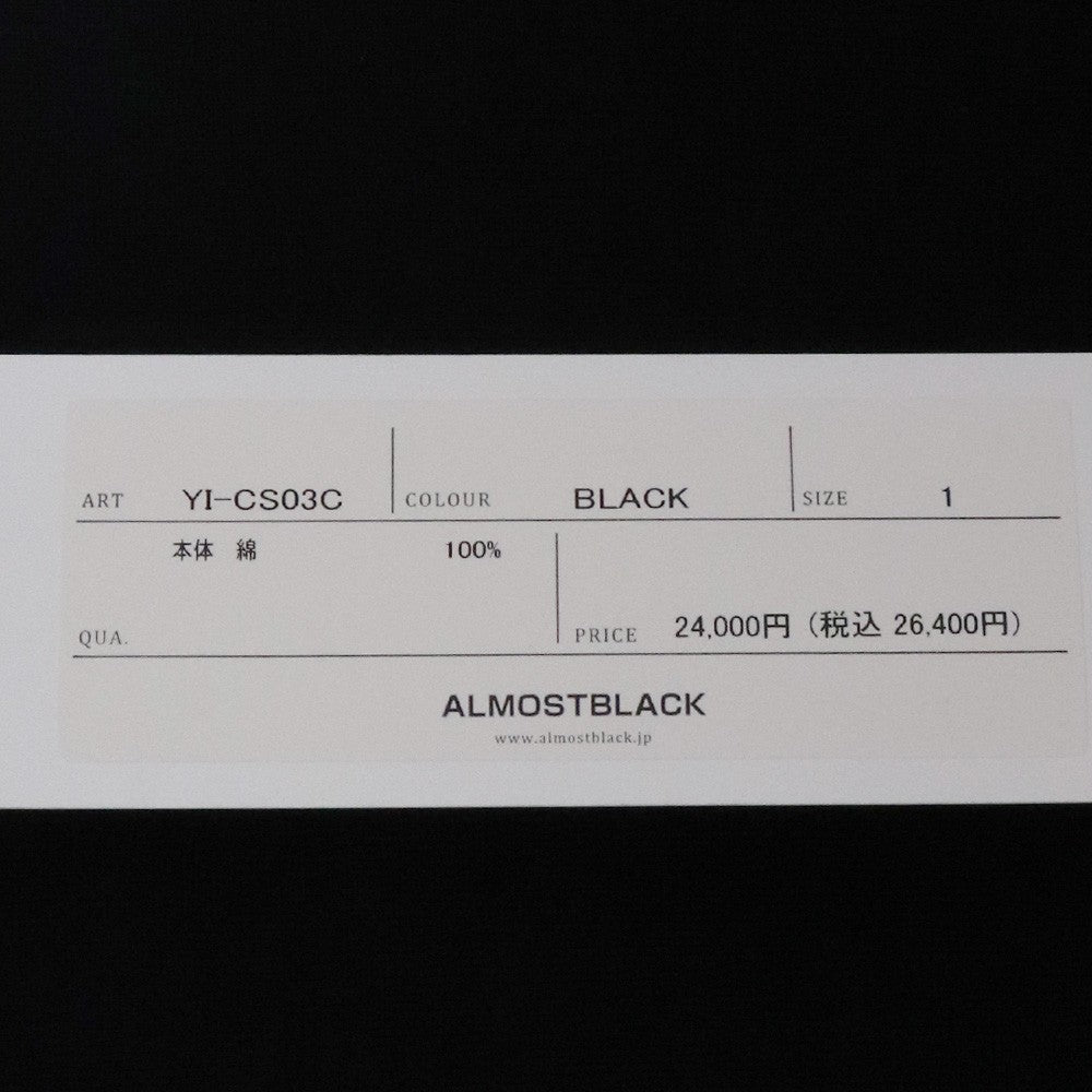 ALMOSTBLACK Yasuhiro Ishimoto Print T-Shirt Black Size 1