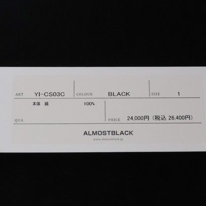 ALMOSTBLACK Yasuhiro Ishimoto Print T-Shirt Black Size 1