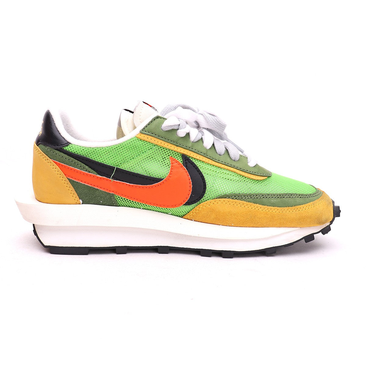 Nike X SACAILDV WAFFLE LDV Waffle Sneakers Green Size 25.5cm