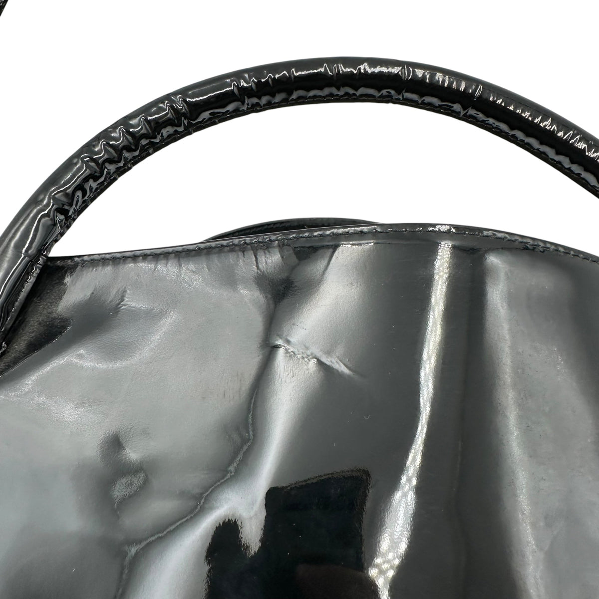 COMME des GARCONS Mesh-Paneled Handbag Black Size FREE