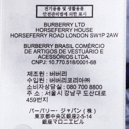 Burberry 26SS Reversible Check Hooded Jacket Gray Size XS