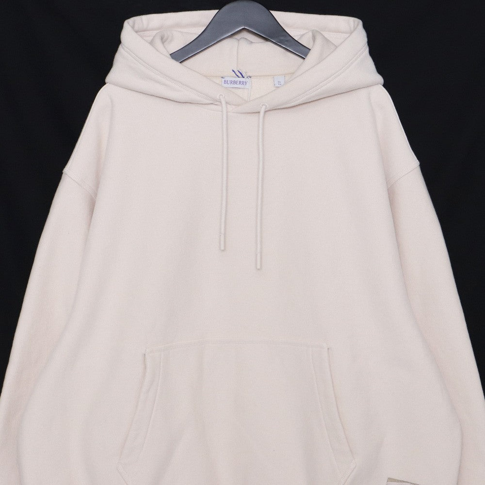 Burberry Beige Cotton Pullover Hoodie Size XL