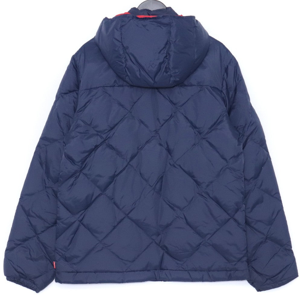 SUPREME 10AW Quilted Puffy Jacket Navy Size M