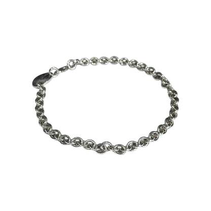TIFFANY & CO. Round Return to Chain Silver Necklace