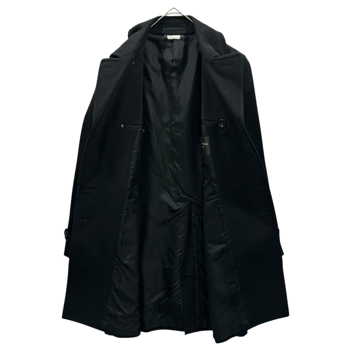 COMME des GARCONS HOMME PLUS 17AW Melton Coat Black Size S