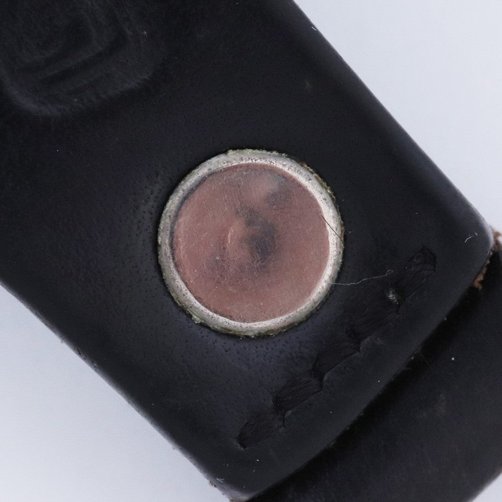CHROME HEARTS Cross Ball Belt Loop D-Ring Black Size F