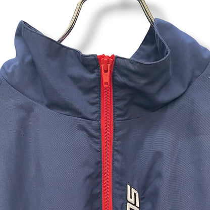 SUPREME 25SS Contrast Zip Track Jacket Navy Size XL