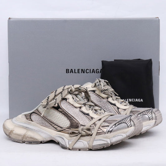 BALENCIAGA 3XL Mule Low-Top Sneakers White Size 27.5cm