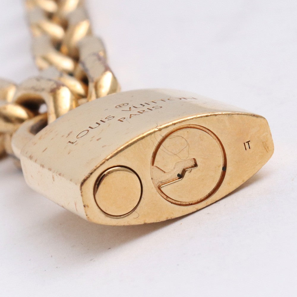 Louis Vuitton Gold LV Edge Cadena Necklace Size F