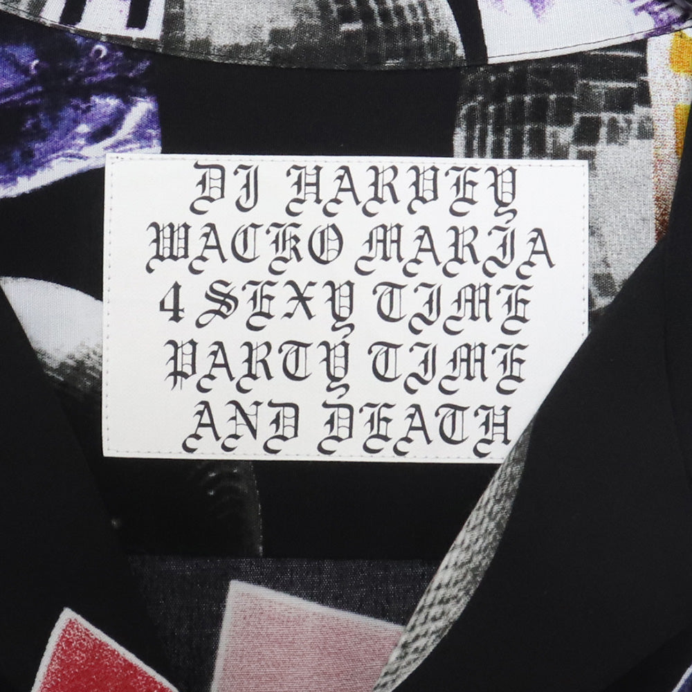 Wacko Maria DJ HARVEY S S/S Hawaiian Shirt Black Size L