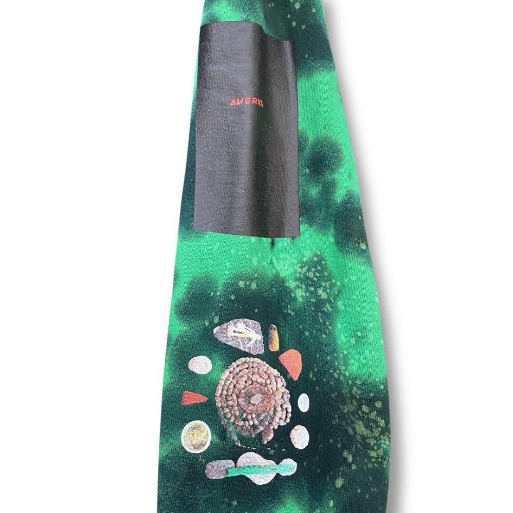 BLANKMAG x BAL Elle Showering Tie Dye Hoodie Green Size 3