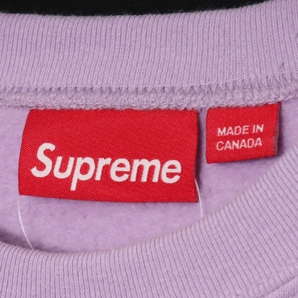 SUPREME 24SS Established Crewneck Sweatshirt Purple Size S
