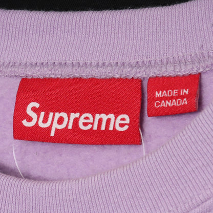 SUPREME 24SS Established Crewneck Sweatshirt Purple Size S