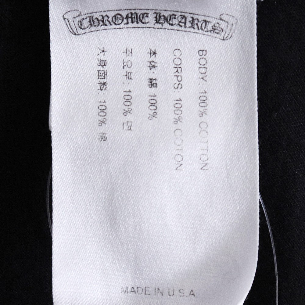 CHROME HEARTS MLTCOL CEM CRS T-Shirt Black Size XL