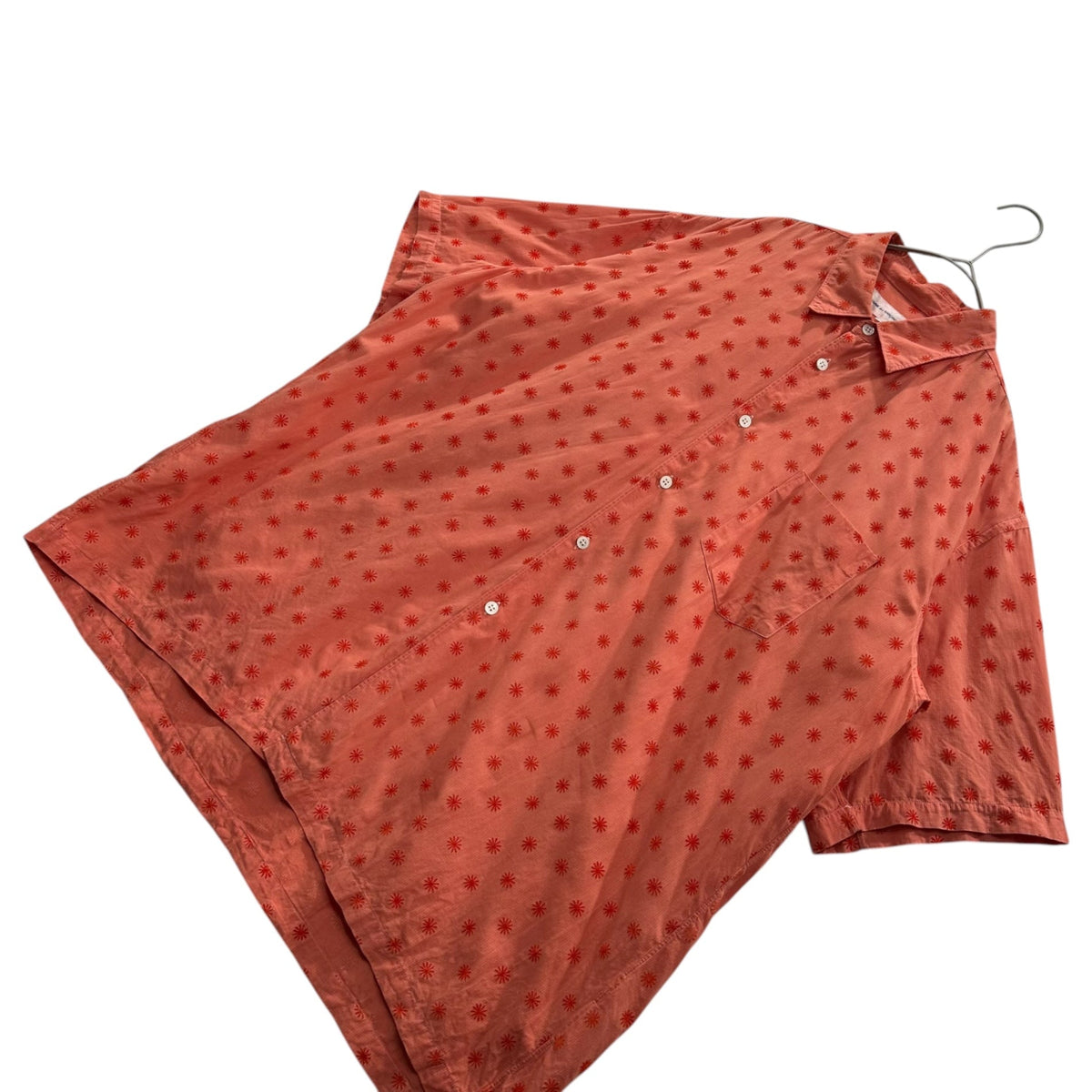 COMME des GARCONS SHIRT 90s Floral Check S/S Shirt Size M