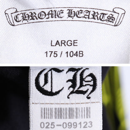 CHROME HEARTS DBL FLRL Long Sleeve T-Shirt Black Size L