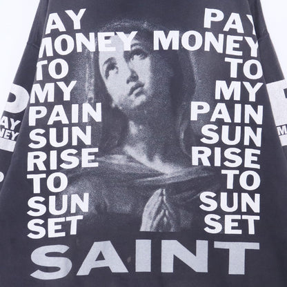 Saint Michael 24SS PTP BRND MONEY Hoodie Distressed Size XL