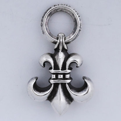 CHROME HEARTS Old BS Fleur Charm Silver Size F