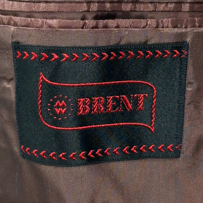 BRENT 50s-60s Double-breasted Striped Jacket Multi Size 42L